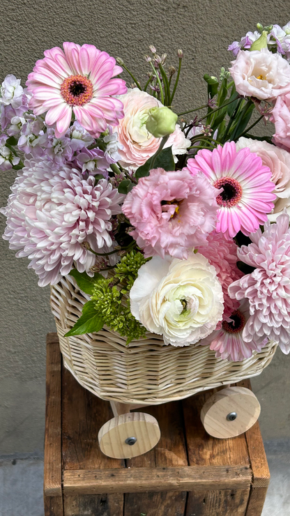 Baby Shower Floral Basket